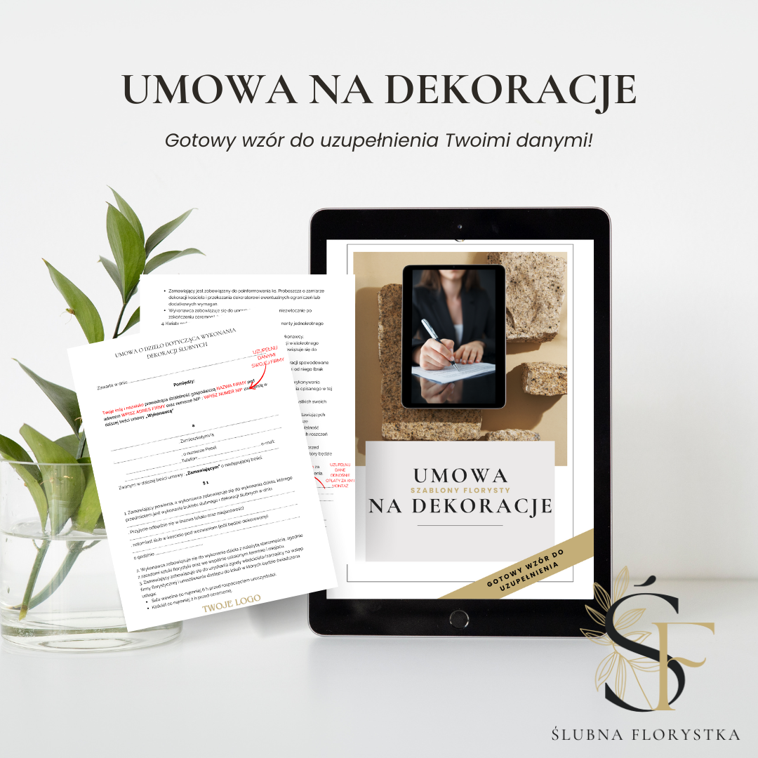 UMOWA NA DEKORACJE